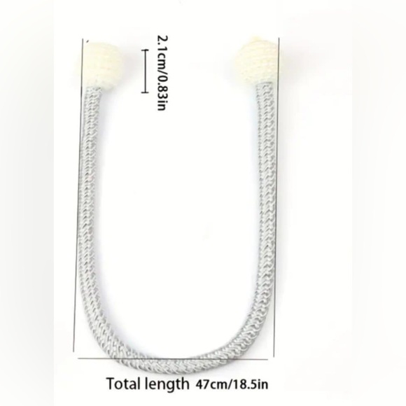 Elegant Beaded Curtain Tiebacks - 2pcs - Picture 5 of 8